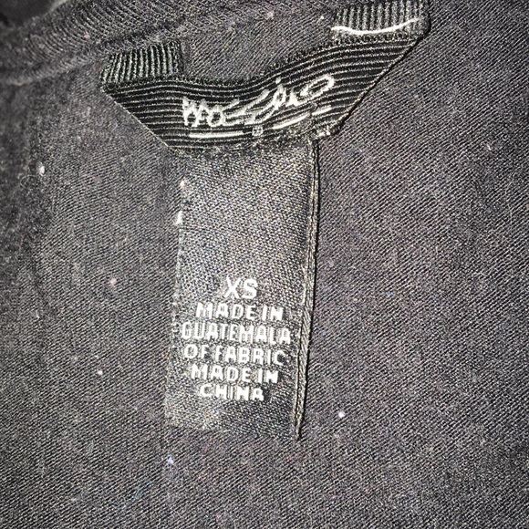 V-Neck Black Mossimo Cap Sleeve Empire Waist Dress - Picture 5 of 5